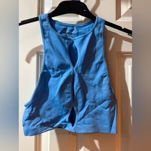 Blue Sleeveless Top